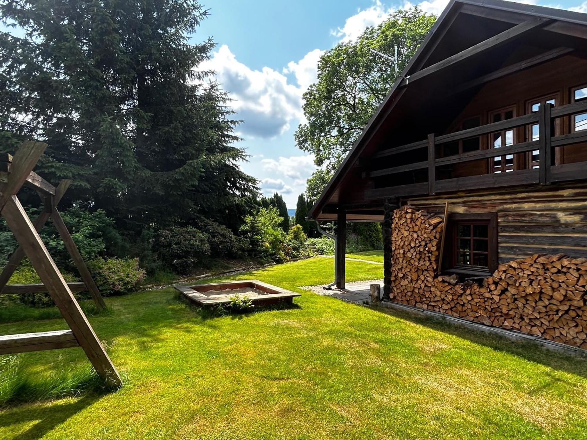 Log Cabin In Czech-Saxon Switzerland Šluknov المظهر الخارجي الصورة